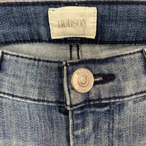 Hudson Krista Super Skinny Blue Jeans - Light Wash, Low Rise Size 26 - Picture 5 of 10